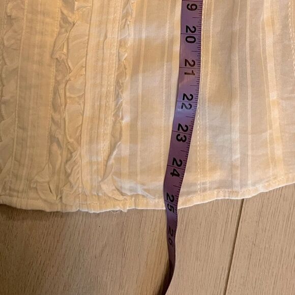 Vintage Y2K Jessica white cotton button up blouse with ruffles - Picture 8 of 8